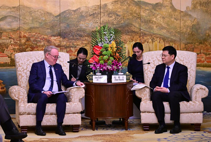 European Chamber's Executive Committee Delegation Meets with Qingdao Mayor